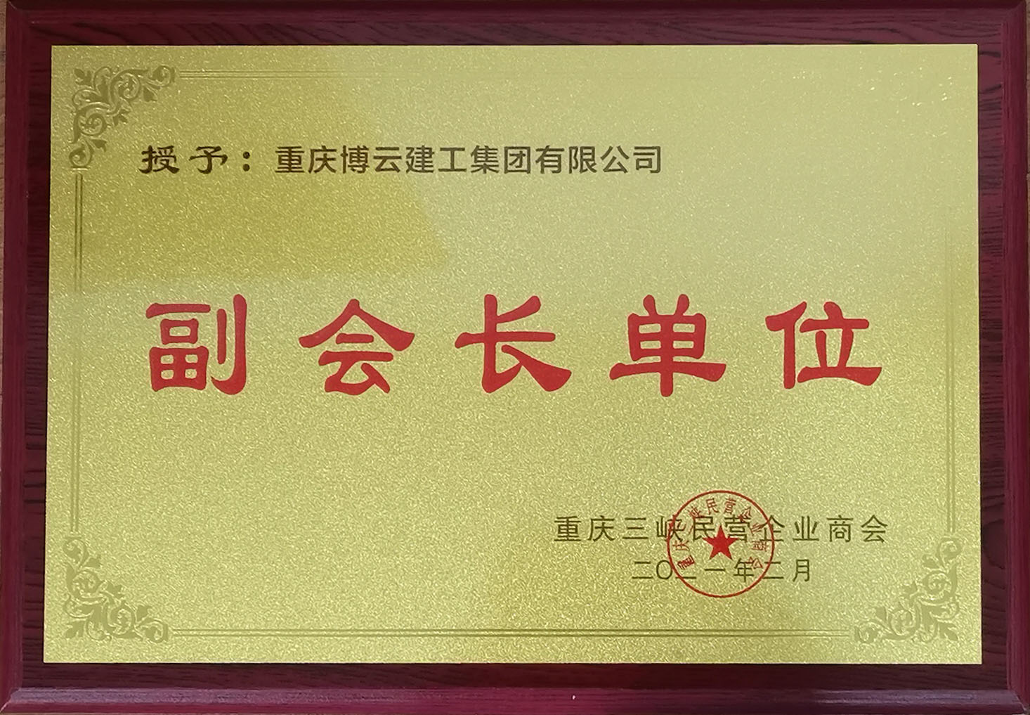 重慶三峽民營(yíng)企業(yè)商會(huì)副會(huì)長(zhǎng)單位